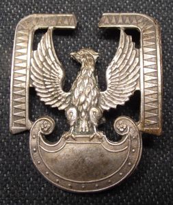 WW2 Modified Polish Airforce Metal Cap Badge.