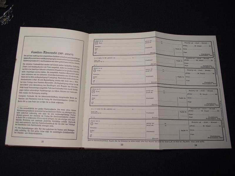 WW2 German Deutsches Einheits Familien Stammbuch. Family Tree Book, Austria, 1939. — image 6