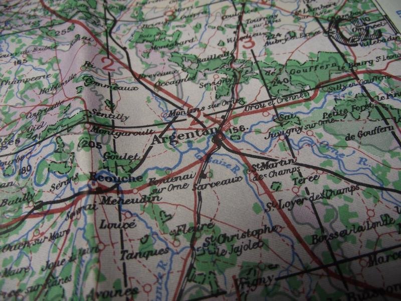 British 1943 Dated Map. Cherbourg & Caen. Normandy Invasion. — image 5