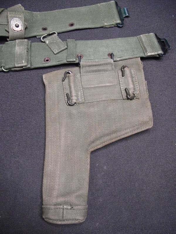 1945 Dated British 44 Pattern Pistol Holster and 44 Pattern Belt. — image 4