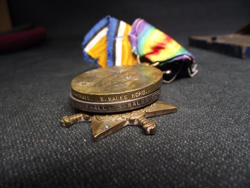 WW1 British,1914/15, South Wales Borderers Trio. Newport. — image 5