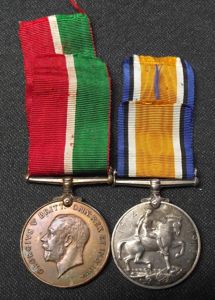 WW1 British Mercantile Medal Pair. Newport.