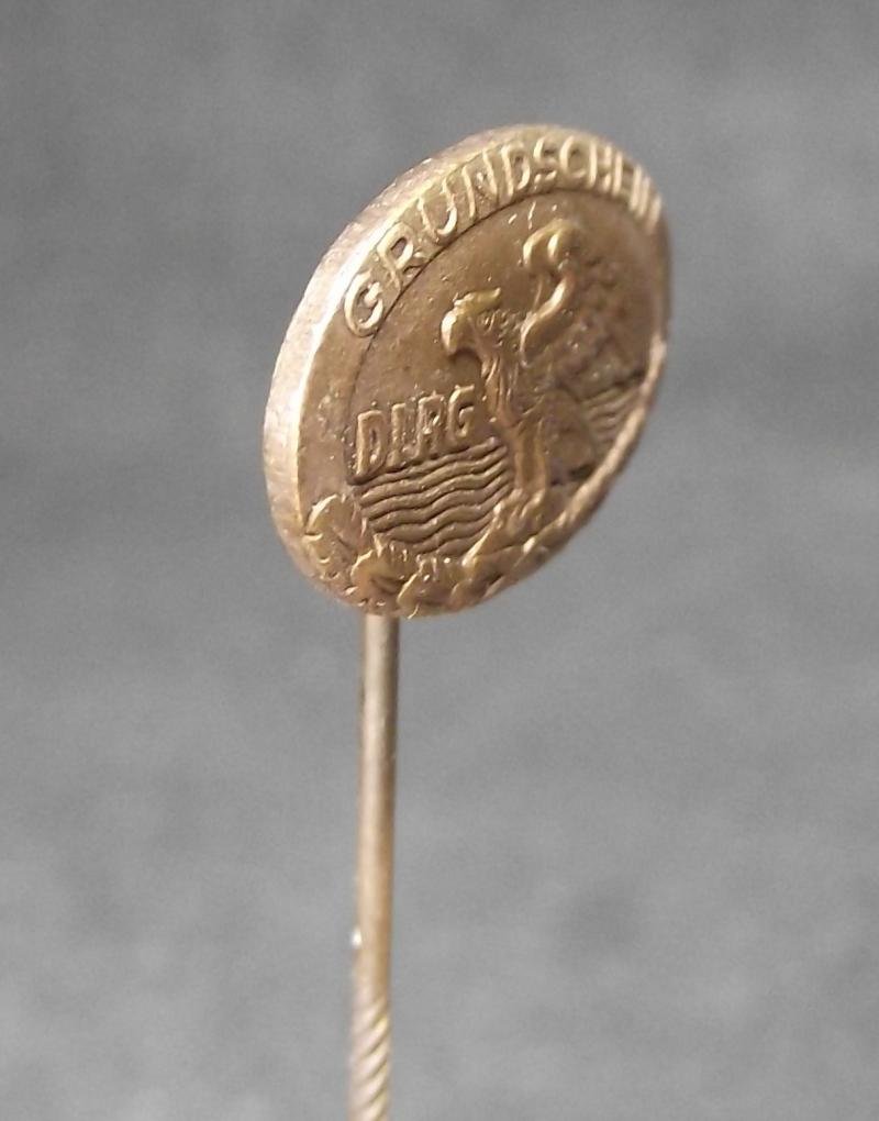 WW2 German DRLG Achievement Stick Pin. Bronze. — image 2