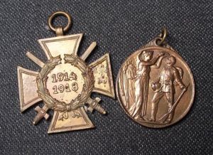 2 X WW1 German Medals.