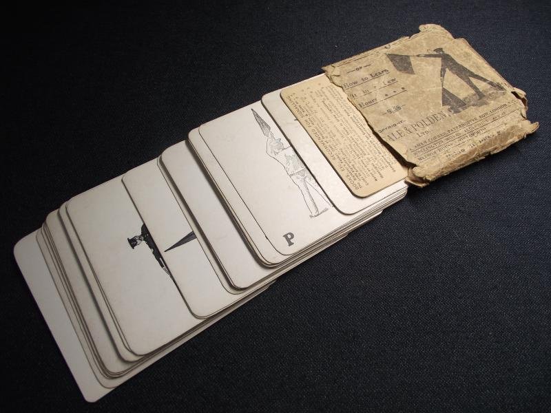Vintage Pack Military Semaphore Instruction Cards. — image 3