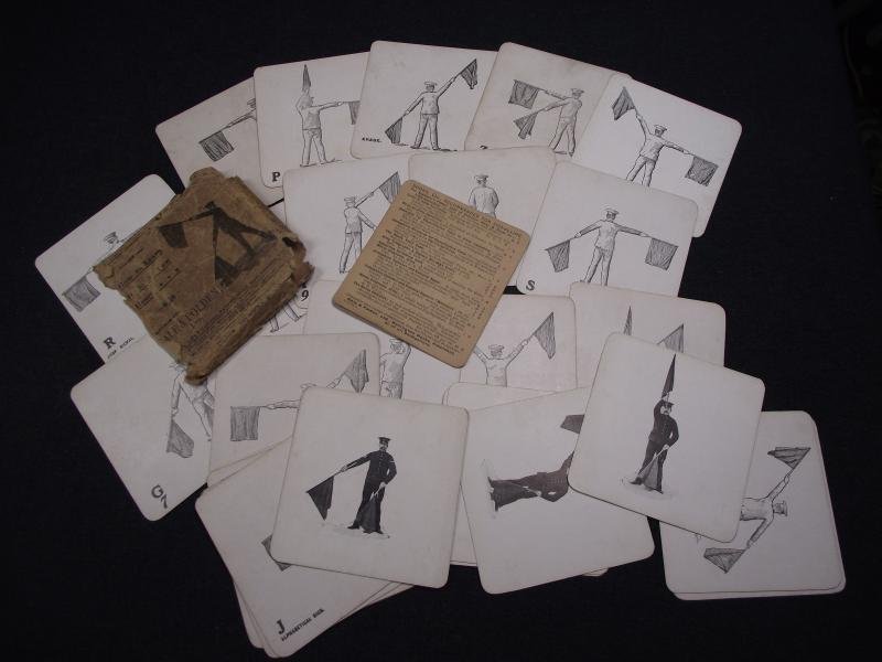Vintage Pack Military Semaphore Instruction Cards. — image 4