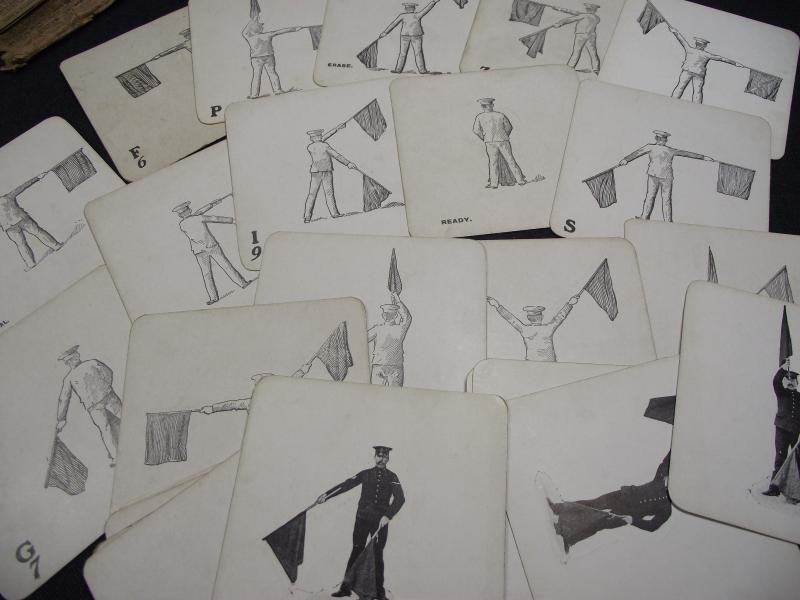 Vintage Pack Military Semaphore Instruction Cards. — image 6