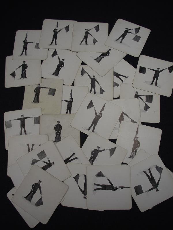 Vintage Pack Military Semaphore Instruction Cards. — image 7