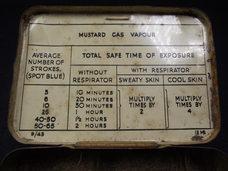 1944 Dated Detector Vapour Pocket MK2 Tin. — image 6