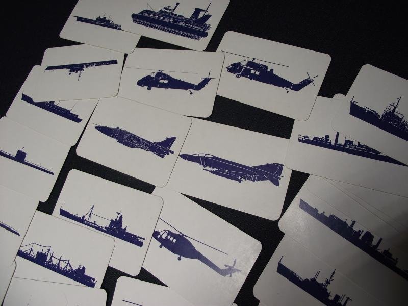 Royal Navy Silhouette Recogntion Flash Cards. Falklands. — image 7