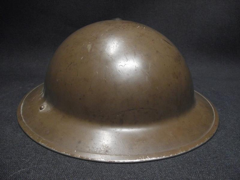 Scarce Early Matching 1939 Dated British MKII Steel Helmet — image 3