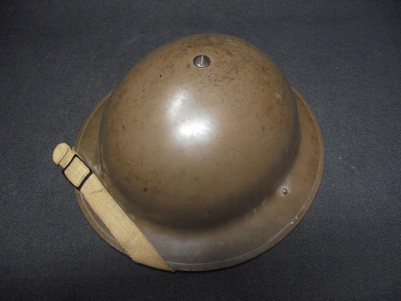Scarce Early Matching 1939 Dated British MKII Steel Helmet — image 6