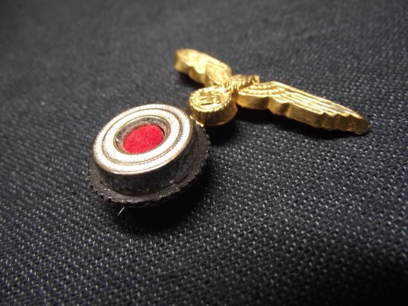 WW2 German EM/NCO Tellermutze ''Donald Duck'' Combination Insignia. — image 2