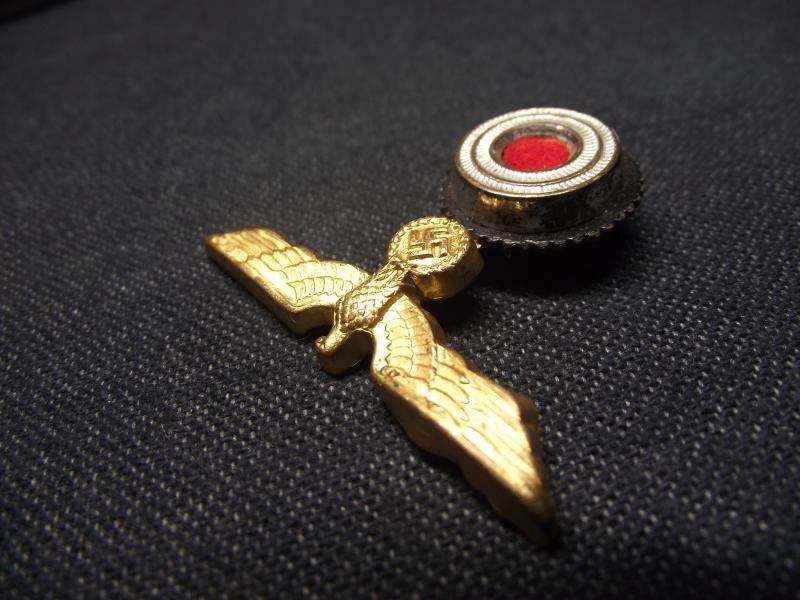 WW2 German EM/NCO Tellermutze ''Donald Duck'' Combination Insignia. — image 4