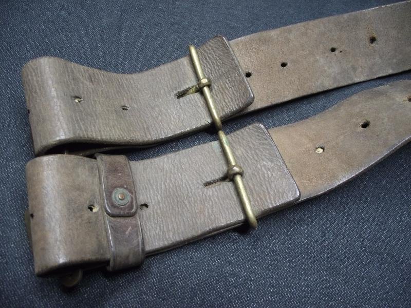 WW2 Home Guard 39 Pattern Leather Belt. — image 4
