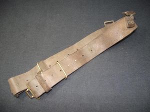 WW2 Home Guard 39 Pattern Leather Belt.
