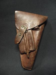Swedish M/1940 Lahti Pistol Holster and Tools.
