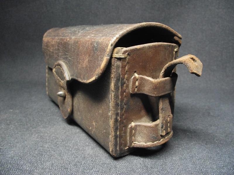 Rare Pre WW1 IJA Type 30/38 Rifle Rear Ammo Pouch. — image 2