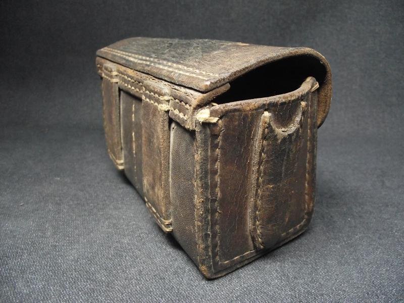 Rare Pre WW1 IJA Type 30/38 Rifle Rear Ammo Pouch. — image 5