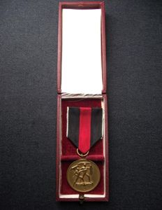 WW2 German Boxed 1938 Entry into Sudetenland Czech Anschluss Medal