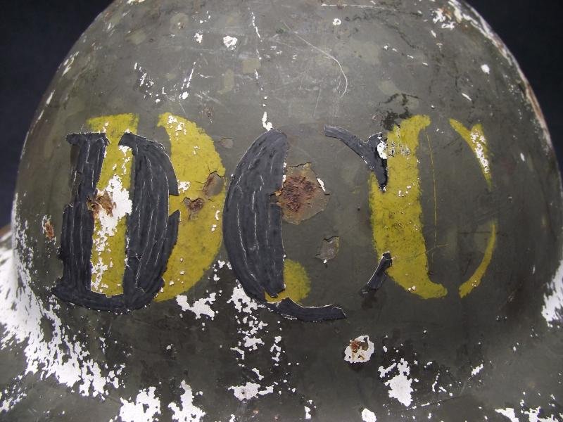 WW2 British MK2 ''DC''Steel Helmet. Decontamination Leader. — image 10