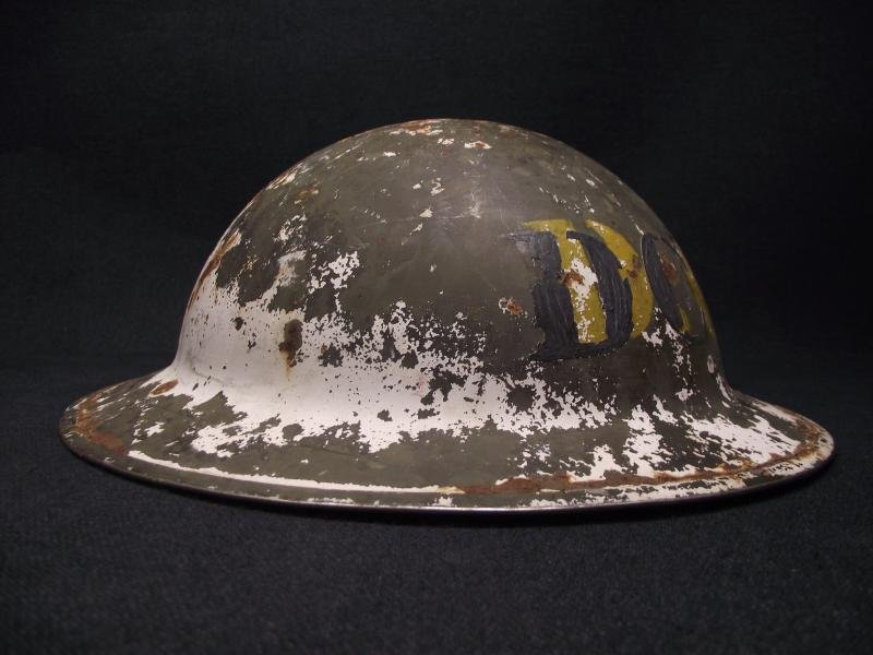 WW2 British MK2 ''DC''Steel Helmet. Decontamination Leader. — image 3