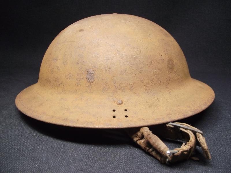 1940 Dated British Army MKII Steel Helmet Relic. Cardiff. — image 2