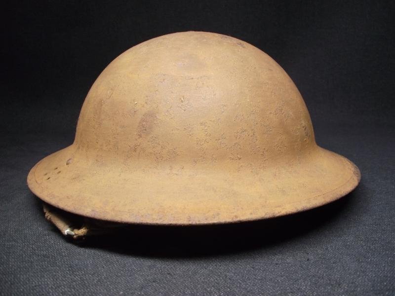 1940 Dated British Army MKII Steel Helmet Relic. Cardiff. — image 3