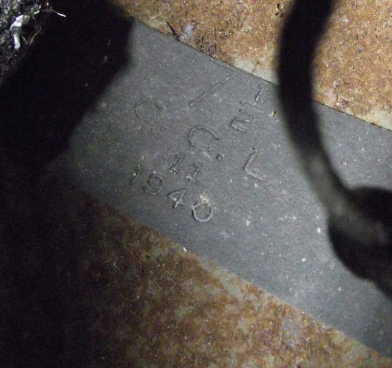 1940 Dated British Army MKII Steel Helmet Relic. Cardiff. — image 7