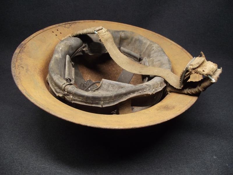 1940 Dated British Army MKII Steel Helmet Relic. Cardiff. — image 8