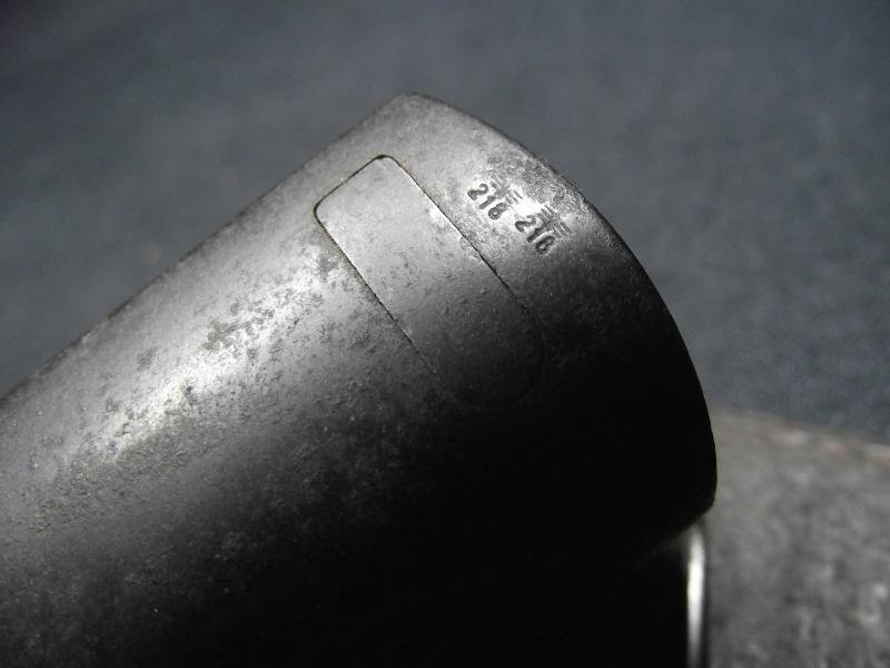 Rare WW2 German Matching Numbers K98 Bayonet and Leather Frog. Letter Code '' i '' Elite Diamant. — image 7