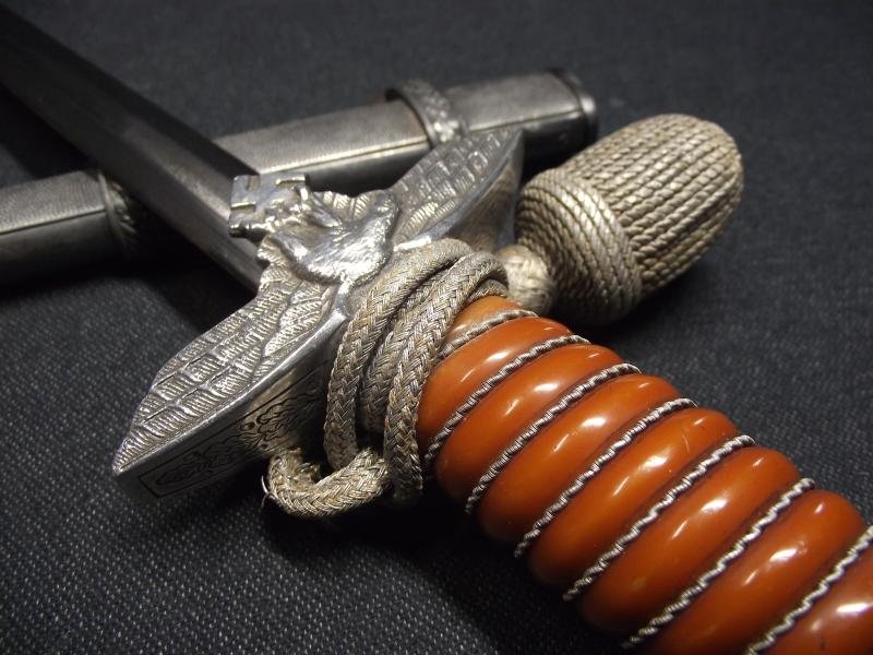 WW2 German Luftwaffe Officers Dagger. Eickhorn. — image 10