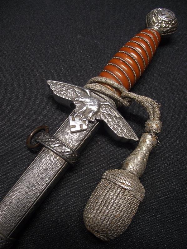 WW2 German Luftwaffe Officers Dagger. Eickhorn. — image 4