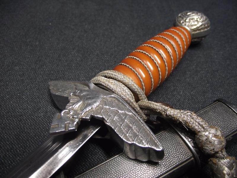 WW2 German Luftwaffe Officers Dagger. Eickhorn. — image 6