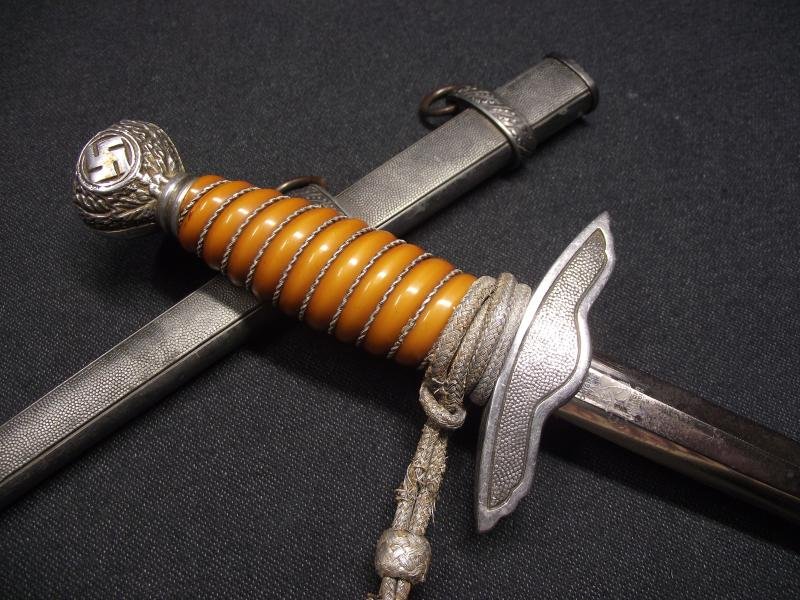 WW2 German Luftwaffe Officers Dagger. Eickhorn. — image 7