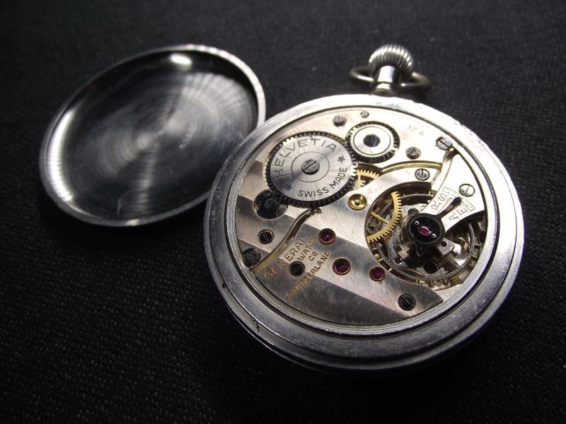 WW2 Helvetia British Army GS/TP Pocket Watch. — image 8