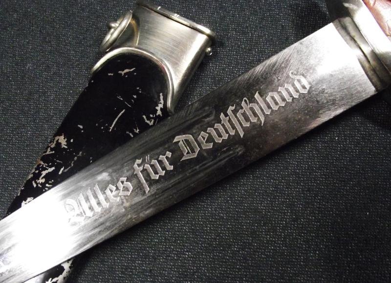 WW2 German NSKK Dagger. Justinuswerk Solingen. — image 4