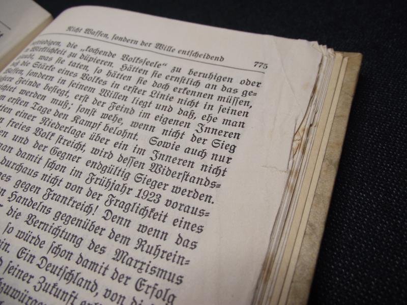 Adolf Hitler Mein Kampf. Wedding Edition. Kamen, 1940.. — image 9