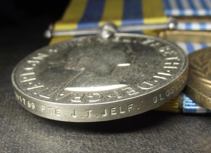 Korea Campaign Medal, Gloucester Regiment. — image 6