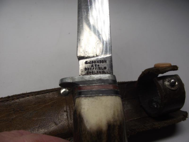 Vintage Sheath Knife. Johnson. — image 7