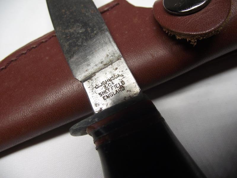 Vintage Sheath Knife. C.Johnson. — image 6