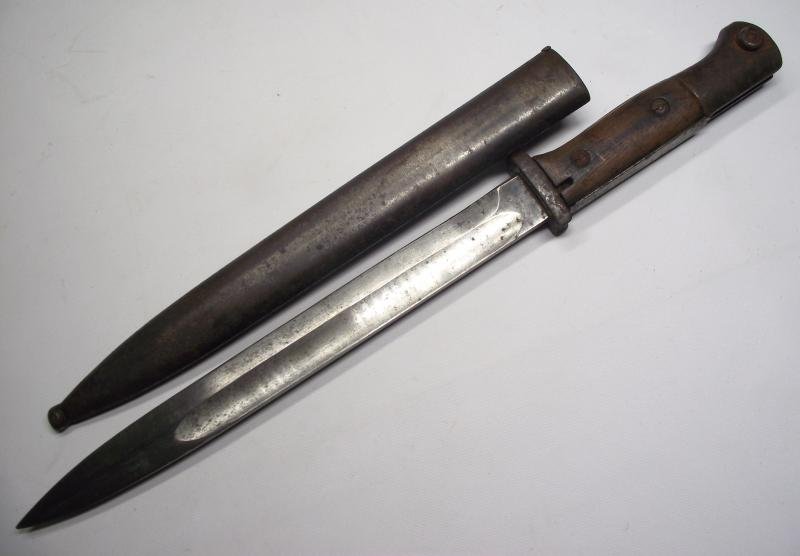 WW1 German SG84/98 Bayonet. Gottlieb Hammesfahr/ Bayard Knight. — image 2
