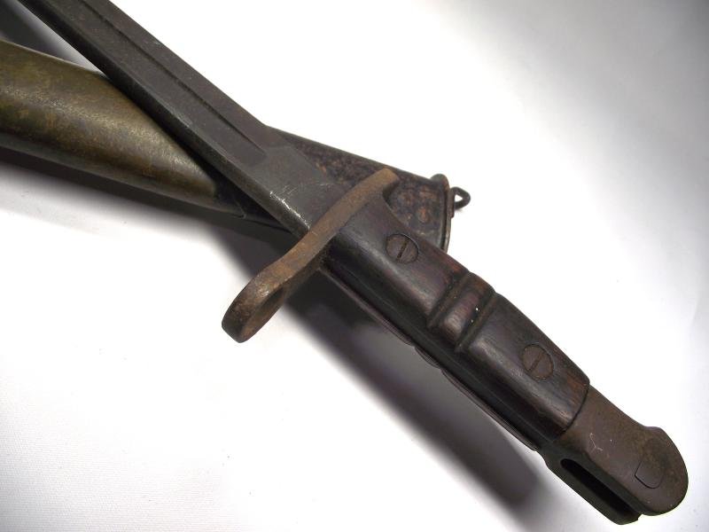 WW1 M1913 Remington Bayonet. American Property Over-Stamps. — image 5