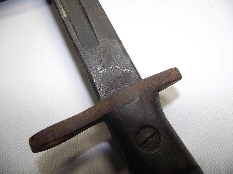 WW1 M1913 Remington Bayonet. American Property Over-Stamps. — image 7