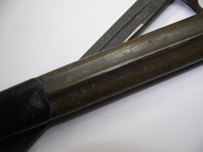 WW1 M1913 Remington Bayonet. American Property Over-Stamps. — image 9