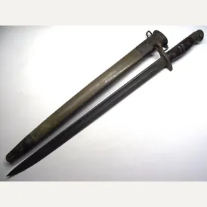 WW1 M1913 Remington Bayonet. American Property Over-Stamps.