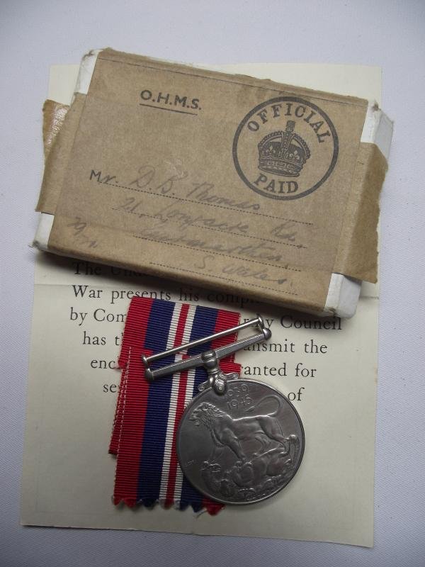 WW2 British Family Medals. Carmarthen. POW? — image 3