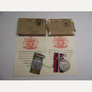 WW2 British Family Medals. Carmarthen. POW?