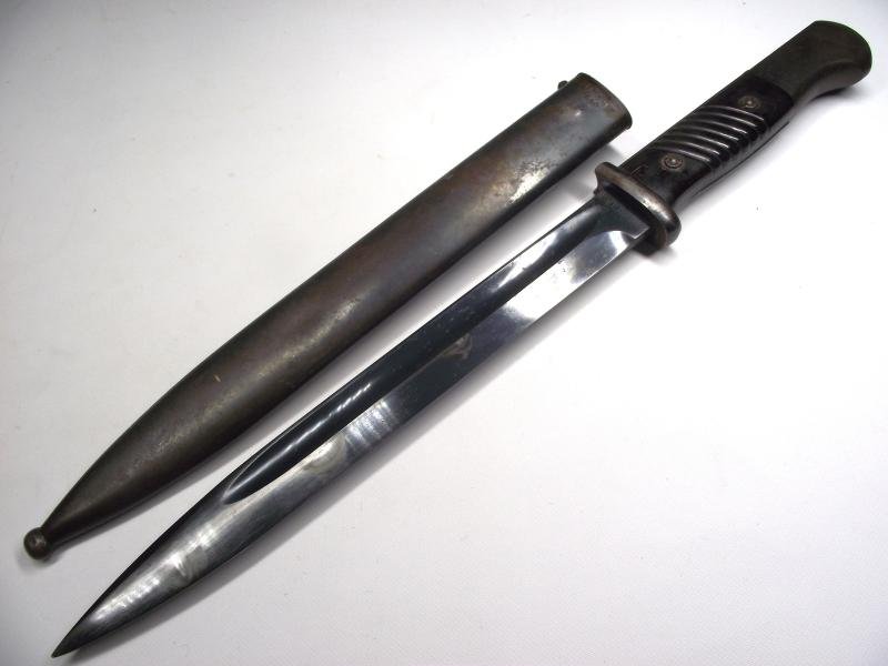 WW2 German Matching Numbers K98 Bayonet. Horster, 1940. — image 2