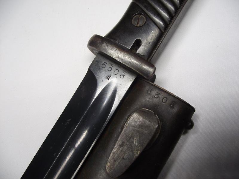 WW2 German Matching Numbers K98 Bayonet. Horster, 1940. — image 5